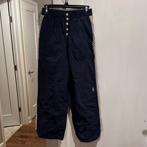 FP Movement by Free People Dark Blue and Cream Joggers